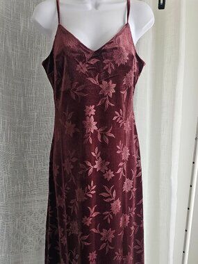 Women's Velvet Midi Slip Dress - A New Day™ Port Royale Size S NWT$ 42